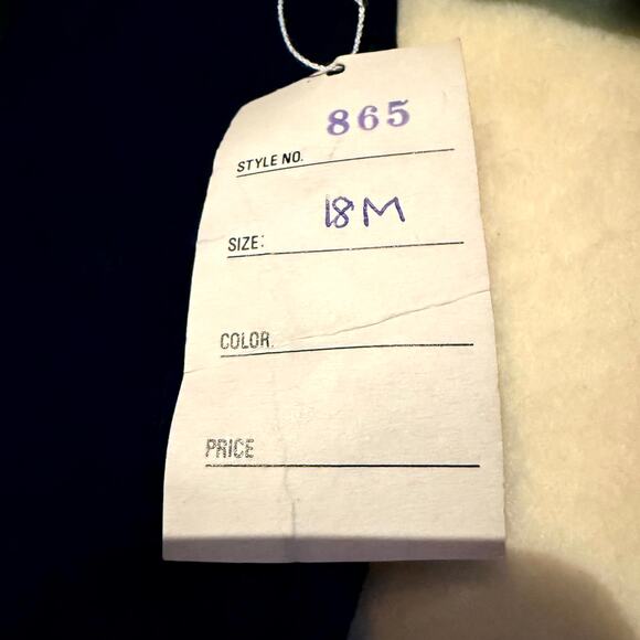 Vintage 90s MGM Kid's Fashion Overalls Set Boys 18M Corduroy Plaid Dalmatian Dog - Picture 6 of 9